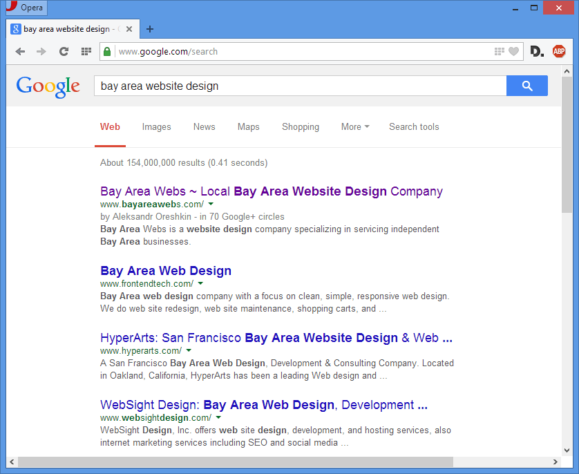 Bay Area Website Design